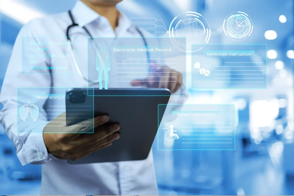 Historia clínica digital completa Médico utilizando historia clínica digital con interfaz avanzada