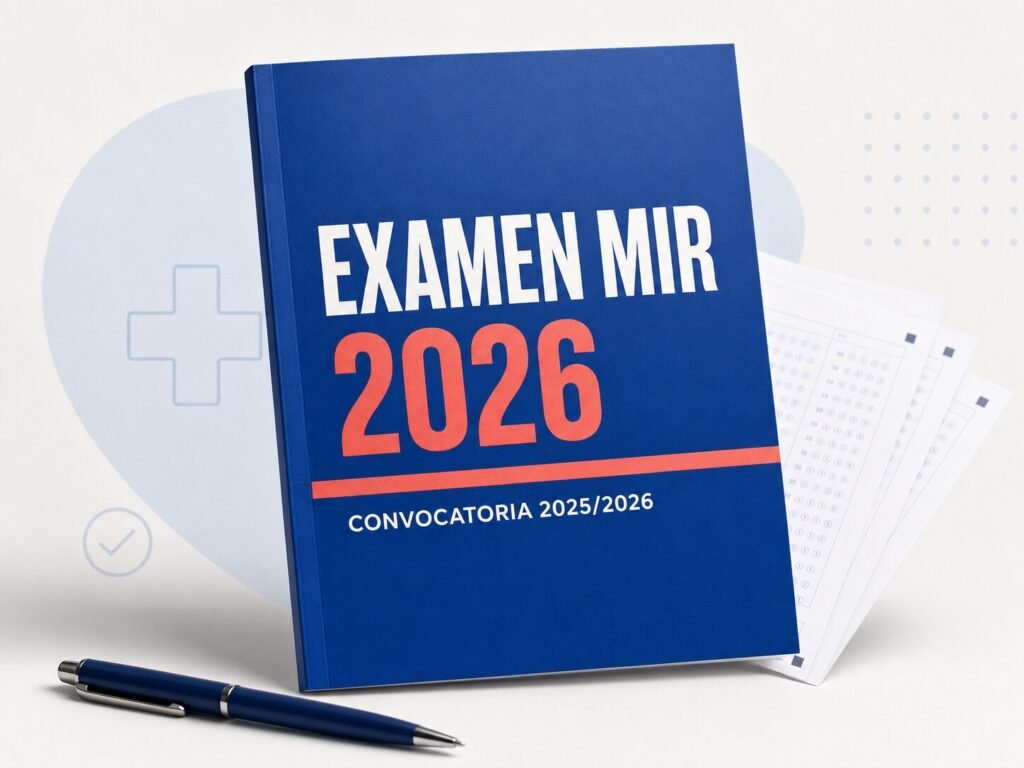 Ilustración del Examen MIR 2026, convocatoria 2025/2026.