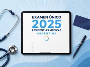 Examen Único de Medicina 2025 para residencias médicas en Argentina.